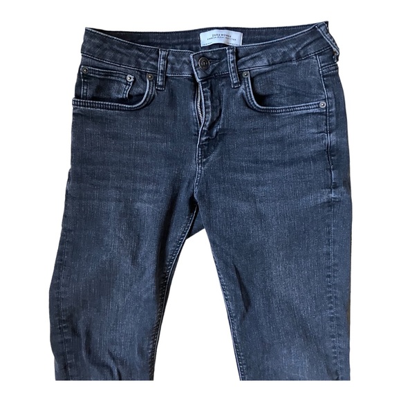 Grey Zara Woman Jeans Size USA 8 Premium Collection - Picture 4 of 6